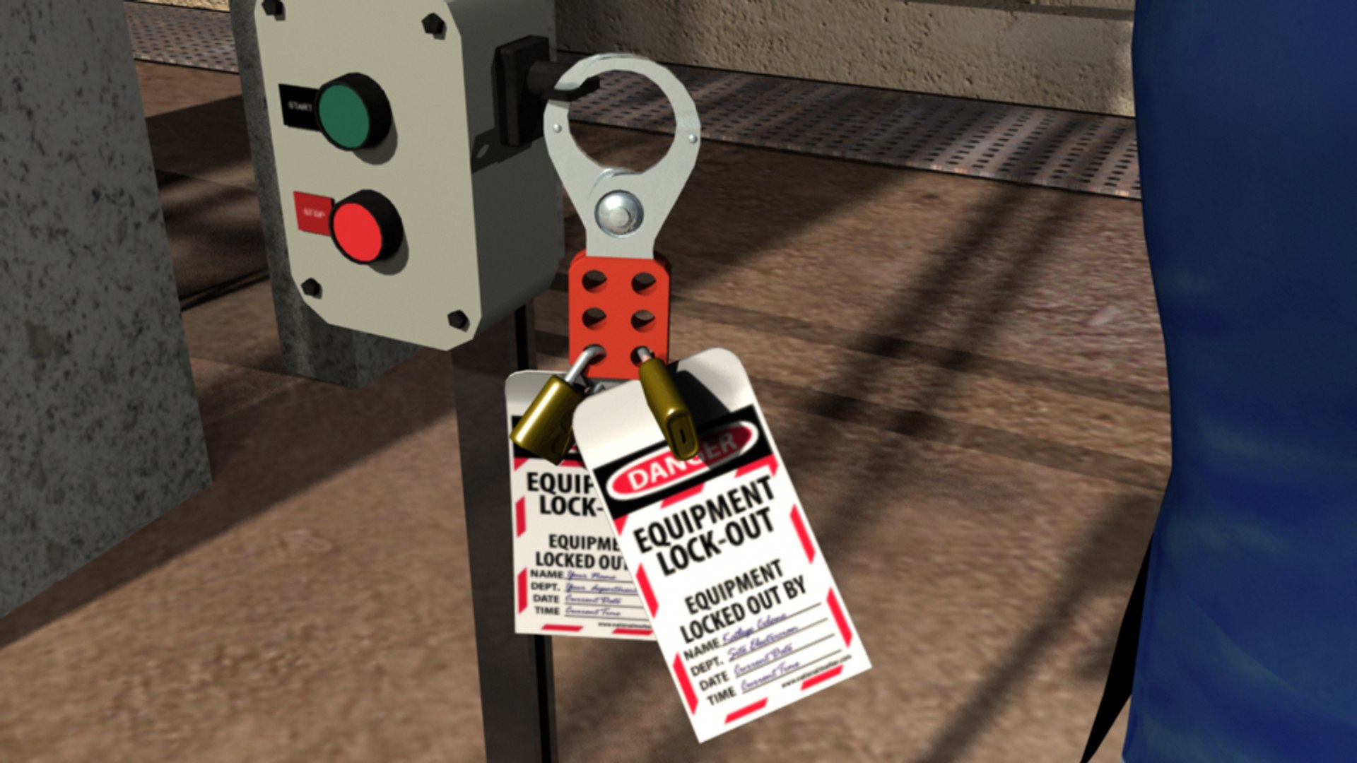 Locking Tags 3D - TurboSquid 1204633