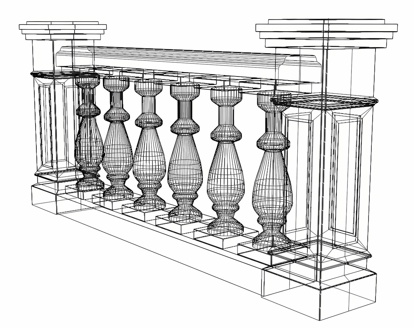 RomanGreek Balcony 3D - TurboSquid 1998367