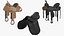 3D Saddles Collection model