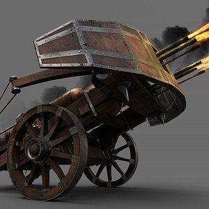Medieval Ballista flamethrower