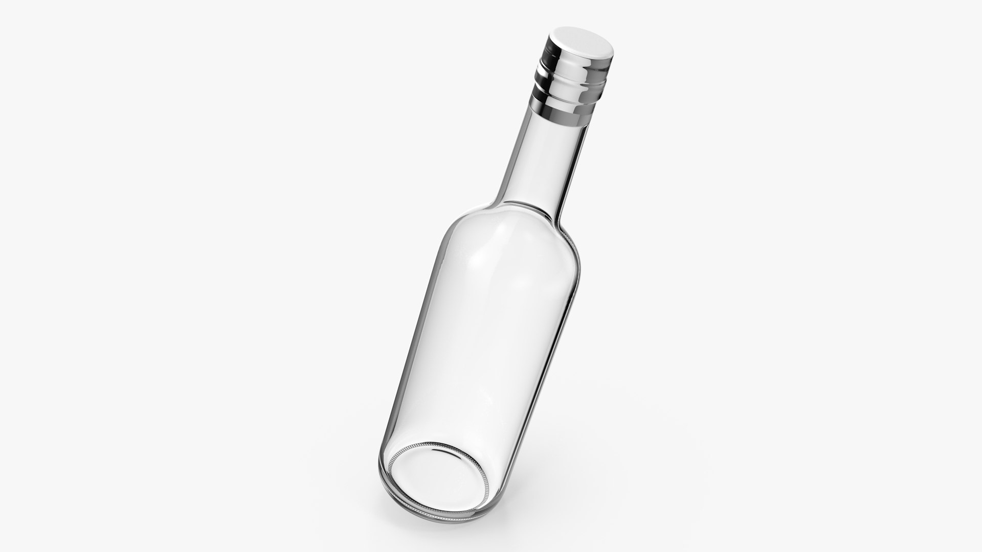 Cocktail Glass Bottle Empty 3D model preview
