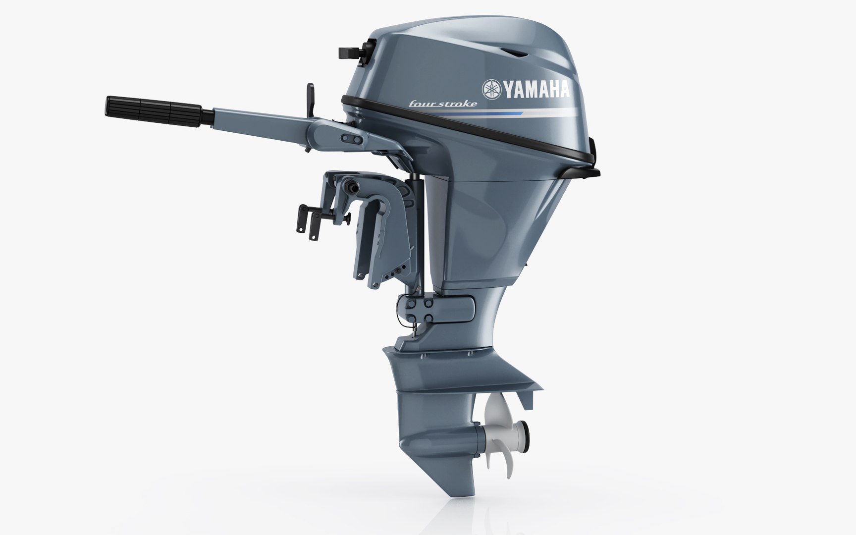3ds Max Yamaha F15 Portable Outboard Engine