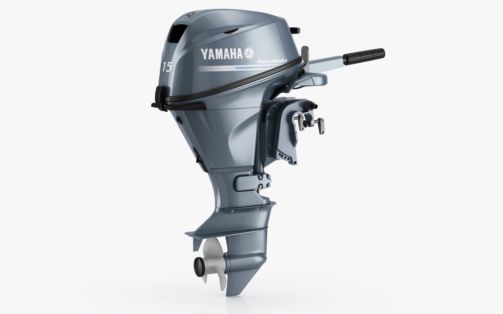 3ds Max Yamaha F15 Portable Outboard Engine