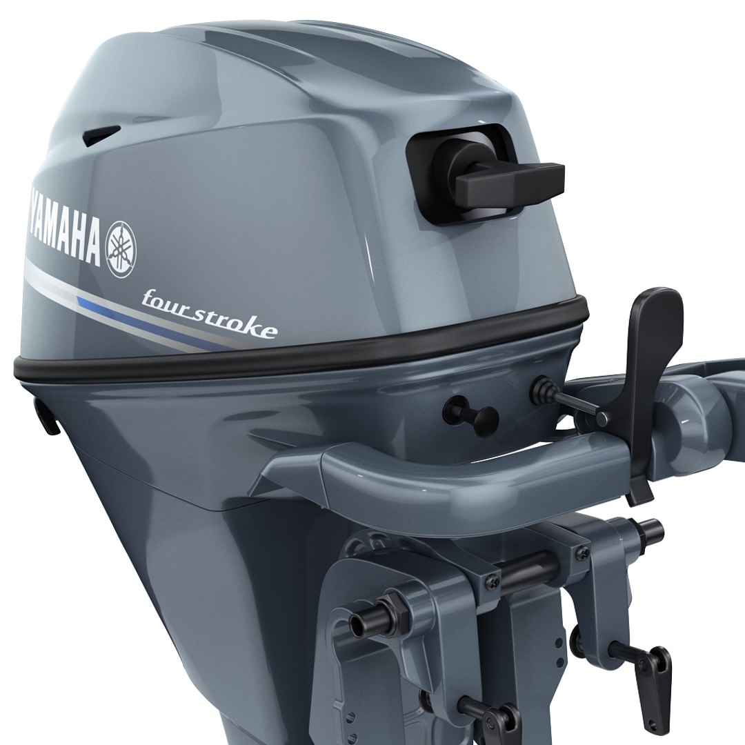 3ds Max Yamaha F15 Portable Outboard Engine