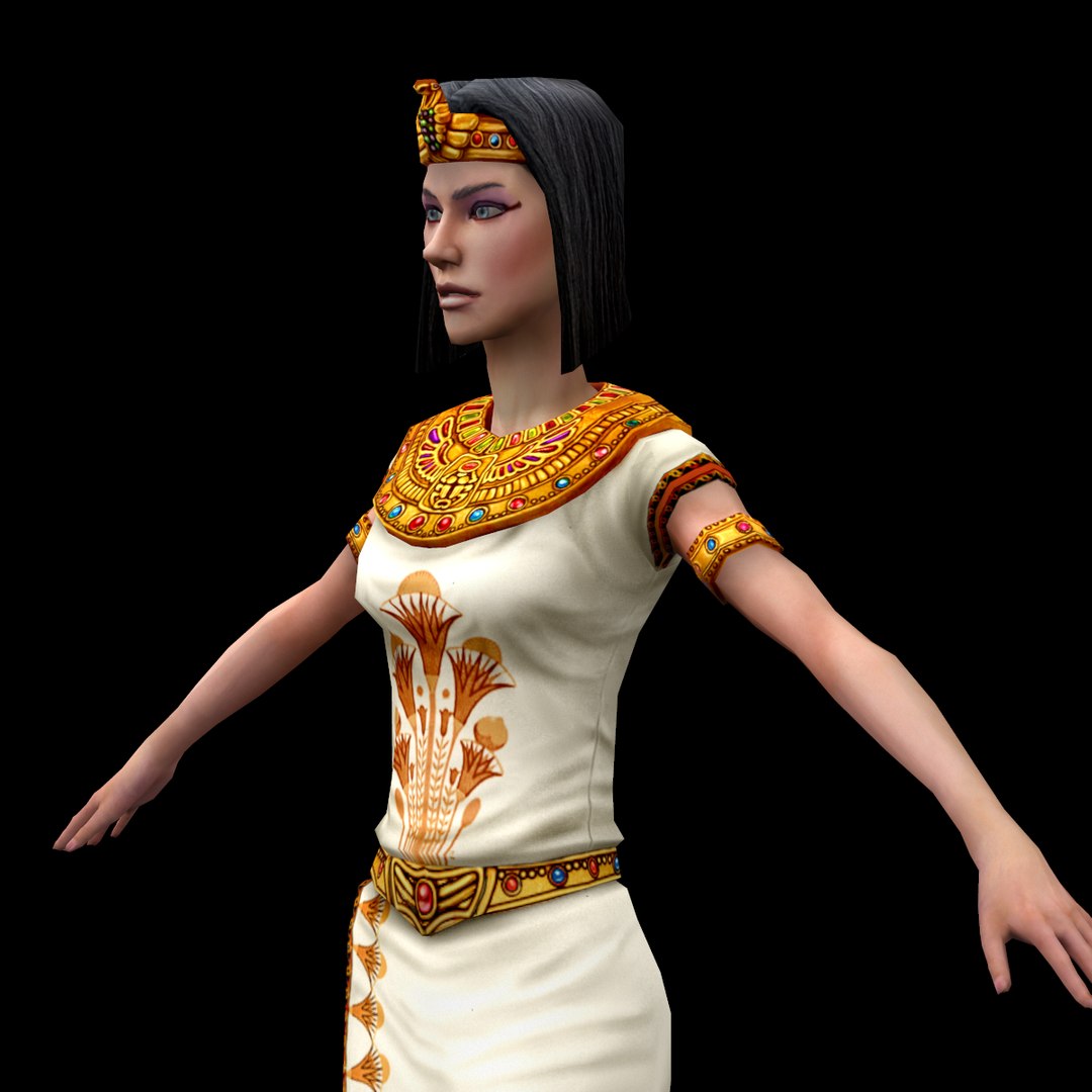 Egyptian priestess rig 3D - TurboSquid 1325317