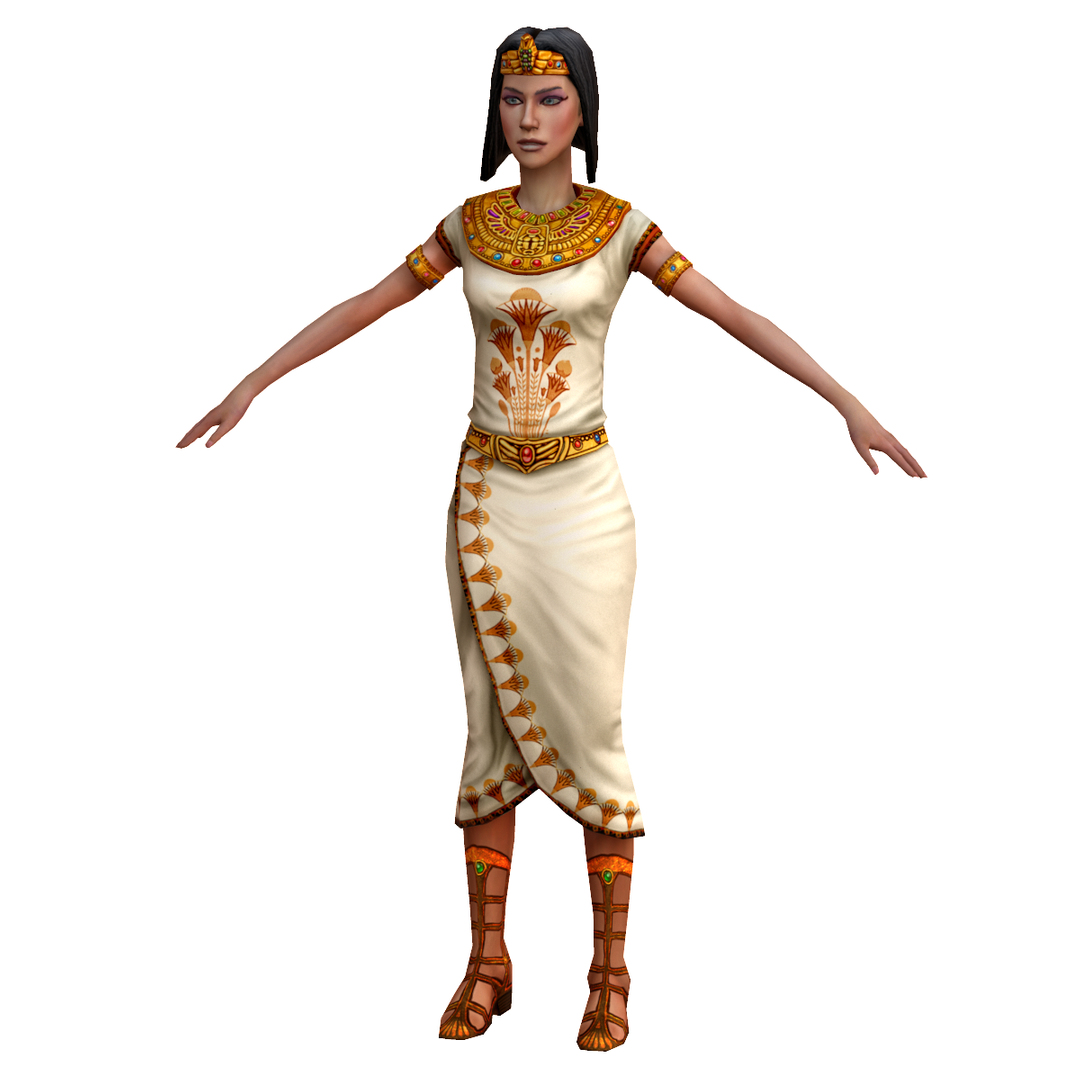 Egyptian Priestess Rig 3D - TurboSquid 1325317