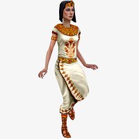 rigged Egyptian priestess