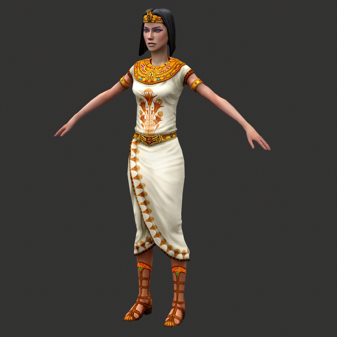 Egyptian Priestess Rig 3D - TurboSquid 1325317