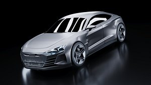 3D Audi E-Tron GT