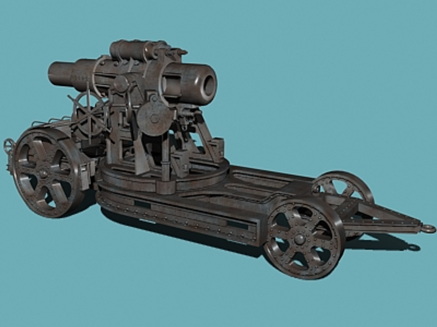 Wwi Skoda-305 M11 3d Model