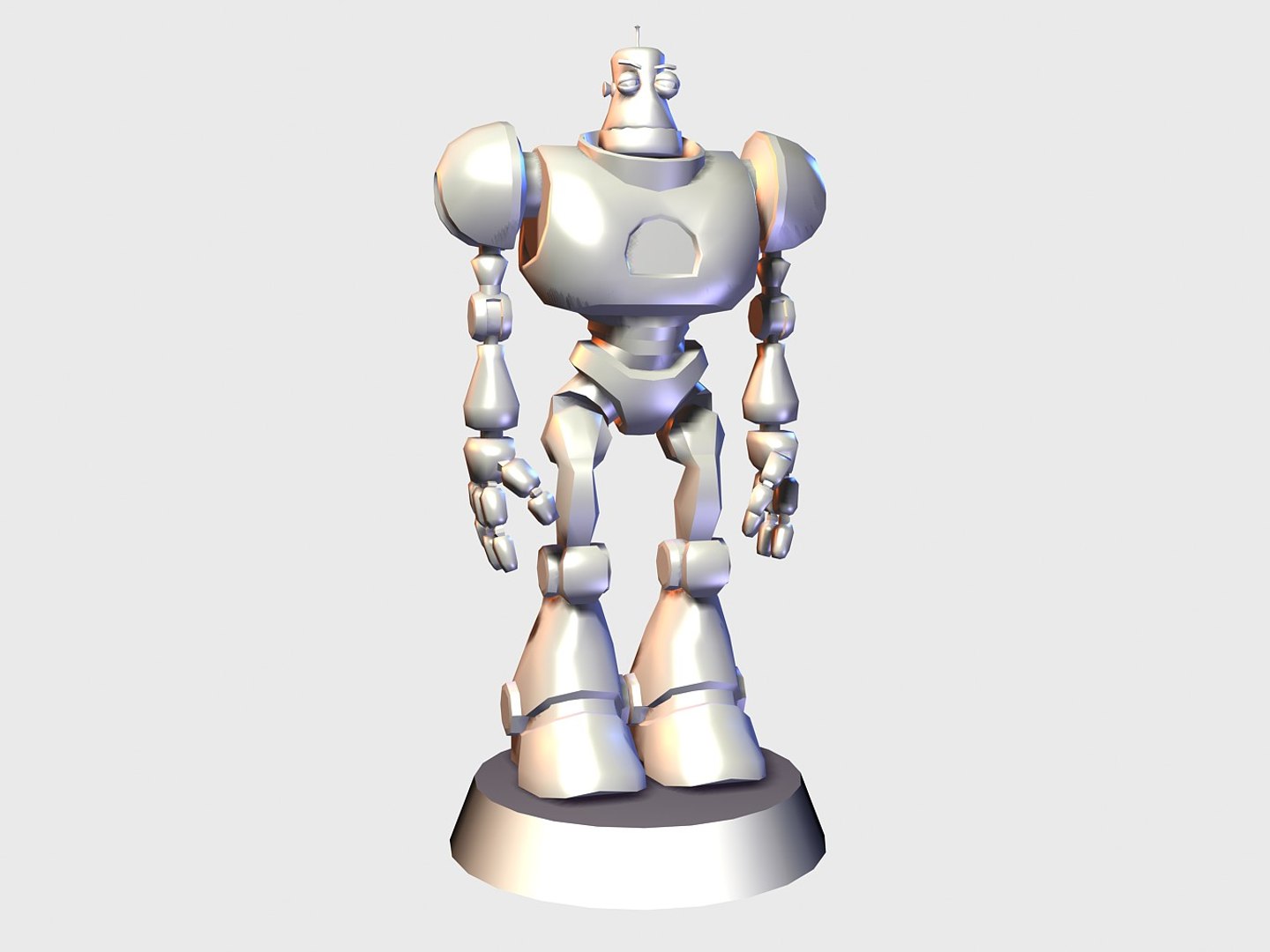 3d Low-poly Robot