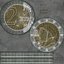 3d italian euro coins modeled