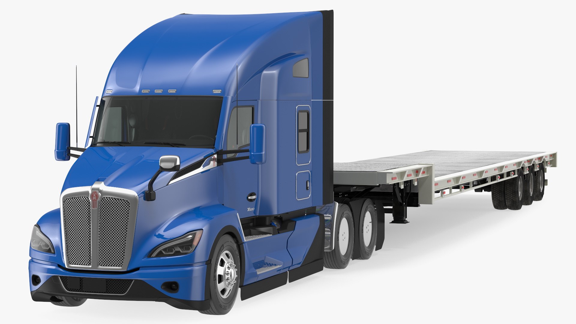KEN KRAFT 16WHEELS LOW BED TRAILER カラー　赤 4 Axles 80 Tons Low Bed Truck Trailer for Sale - Low Loader