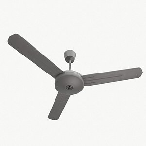 3d model of fan