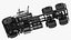 Medium Duty Truck White Rigged