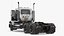Medium Duty Truck White Rigged