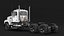 Medium Duty Truck White Rigged