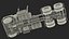 Medium Duty Truck White Rigged
