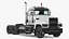 Medium Duty Truck White Rigged