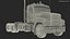 Medium Duty Truck White Rigged