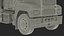 Medium Duty Truck White Rigged