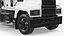 Medium Duty Truck White Rigged