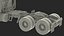 Medium Duty Truck White Rigged