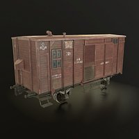 Soviet Union Railroad Car