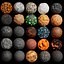 Paquete de material de rock procedimental 1