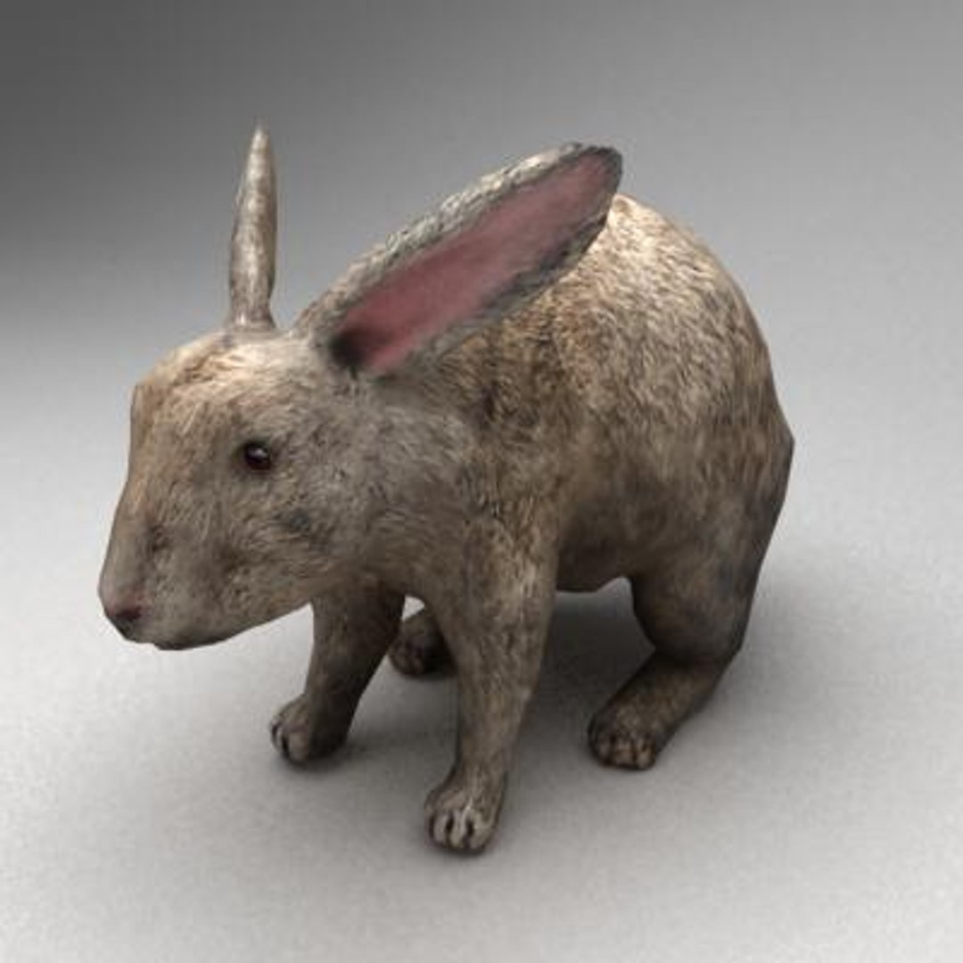 3ds Max Rigged Rabbit Animation