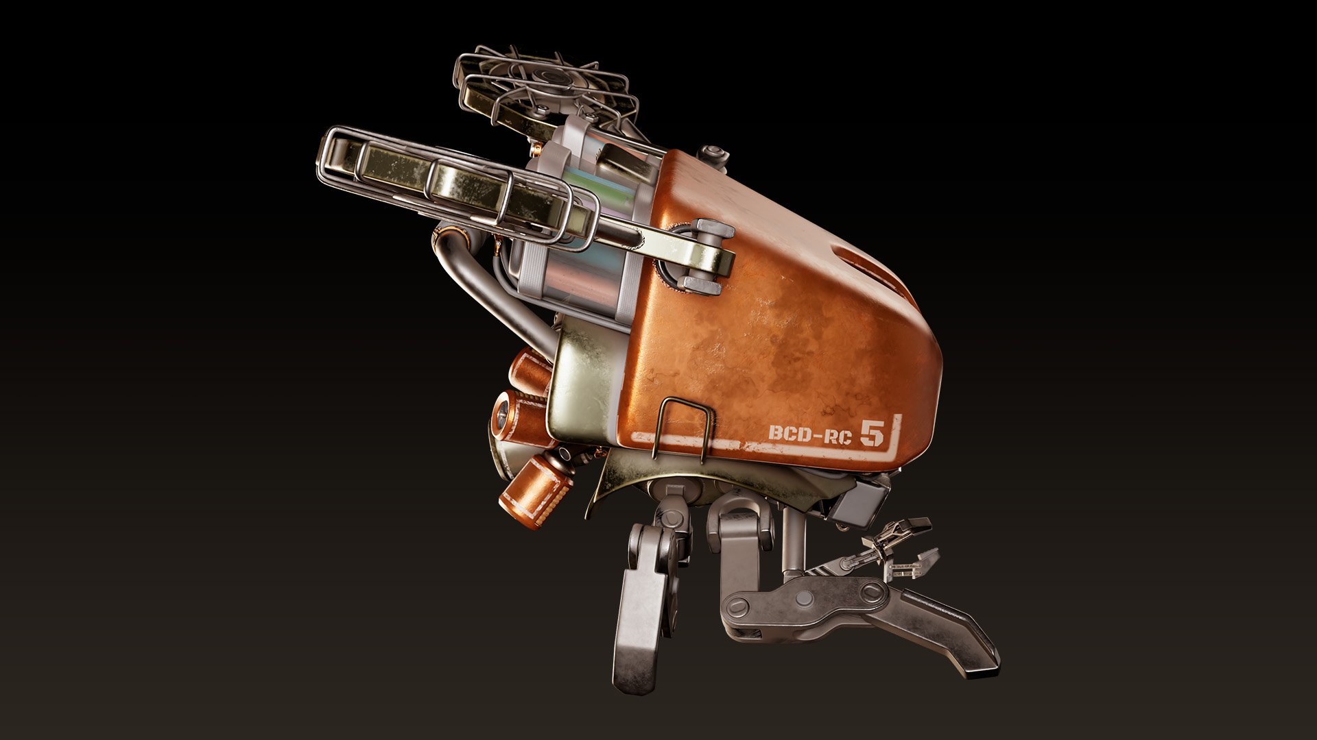 Robot BCD - RC 5  Post Apocalyptic 3D model https://p.turbosquid.com/ts-thumb/Qz/jf0v7m/mV/secundaria_3/jpg/1673458927/1920x1080/fit_q87/616d09ecbbd402257ca9c9616e9051f9f0897903/secundaria_3.jpg