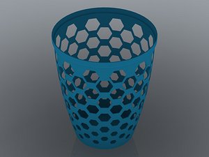 3D Multi-Purpose Round Basket 25 cm Width model