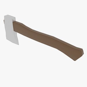Basic Low Poly Axe 3D model