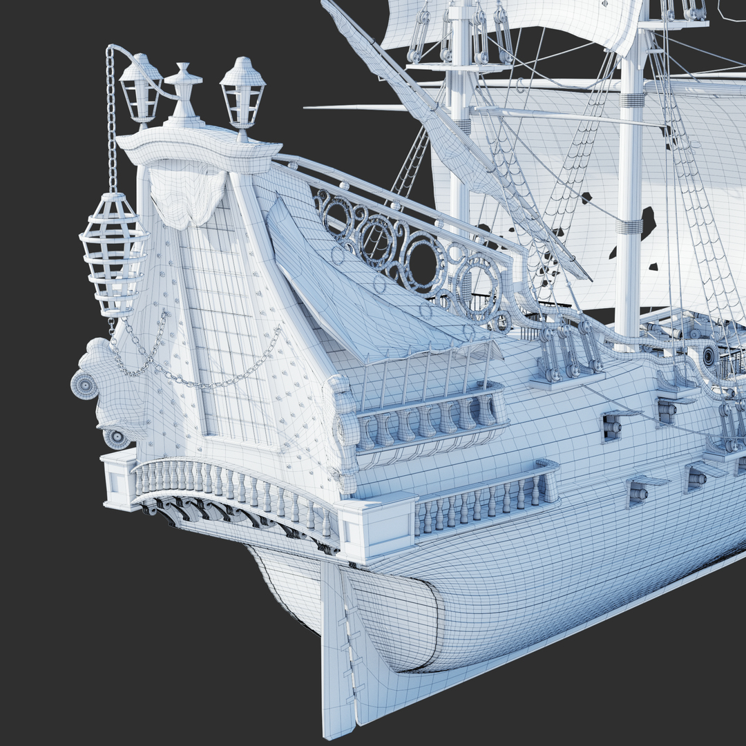 A vingança da rainha Anne Modelo 3D - TurboSquid 1444102