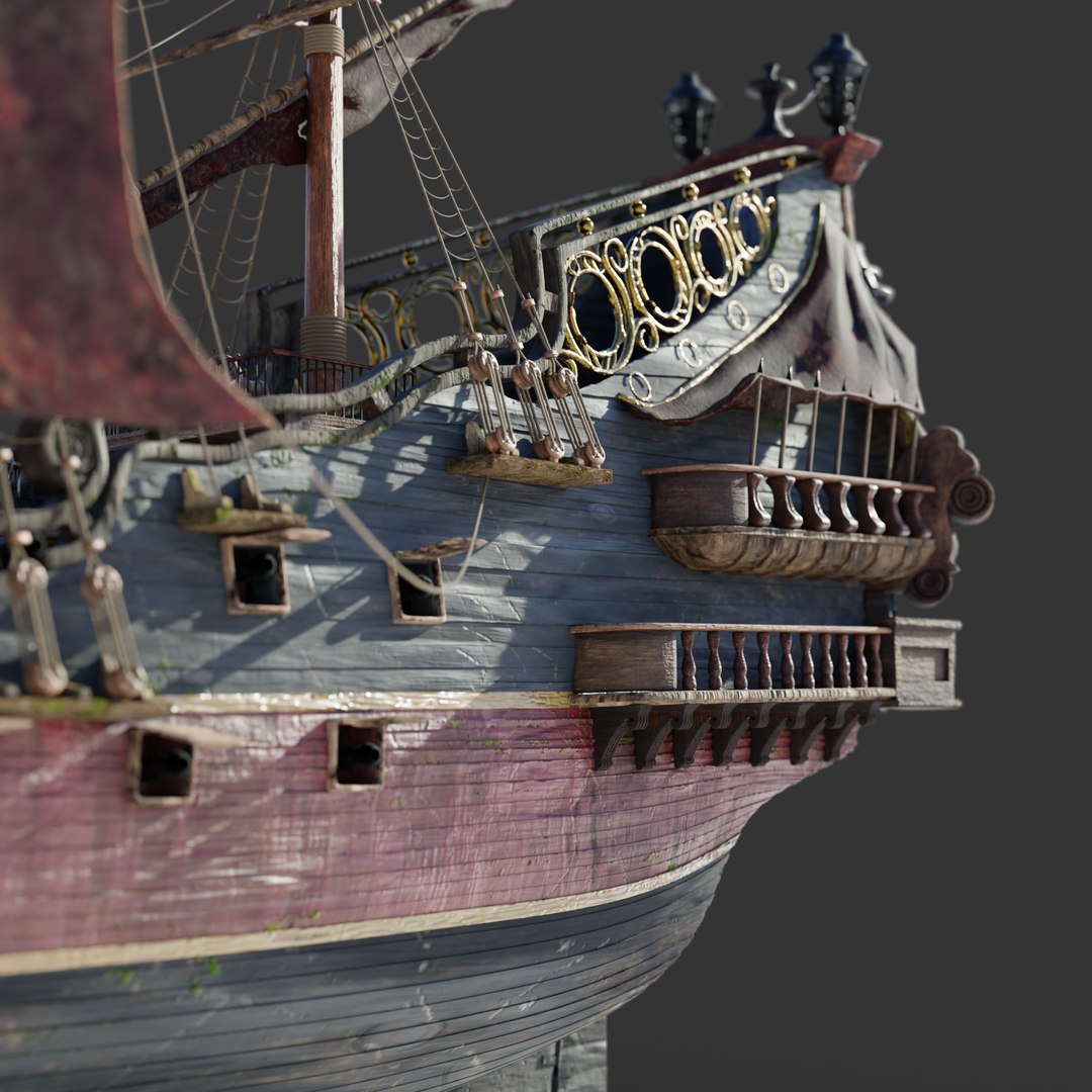 Pirates Queen Anne S 3D - TurboSquid 1444102