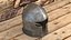 Barbuta Medieval Helmet 3D Model