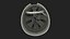 Barbuta Medieval Helmet 3D Model