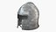 Barbuta Medieval Helmet 3D Model