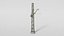 3D Railtrack wire compensator mast
