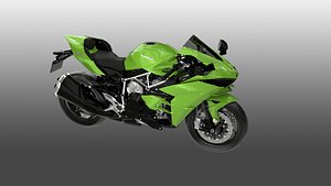 3D motorcycle motor cycle model