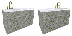 vanity cabinet 3D model