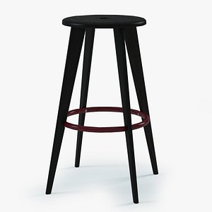 prouve tabouret haut bar chair 3d 3ds