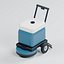 Walk Behind Floor Scrubber with Squeegee Assembly