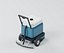 Walk Behind Floor Scrubber with Squeegee Assembly
