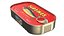 Two Detailed Sardines Tin Cans