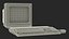 Commodore Amiga 500 Computer with Monitor 3D model
