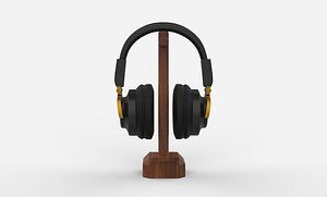 headphone Low-poly 3D model model