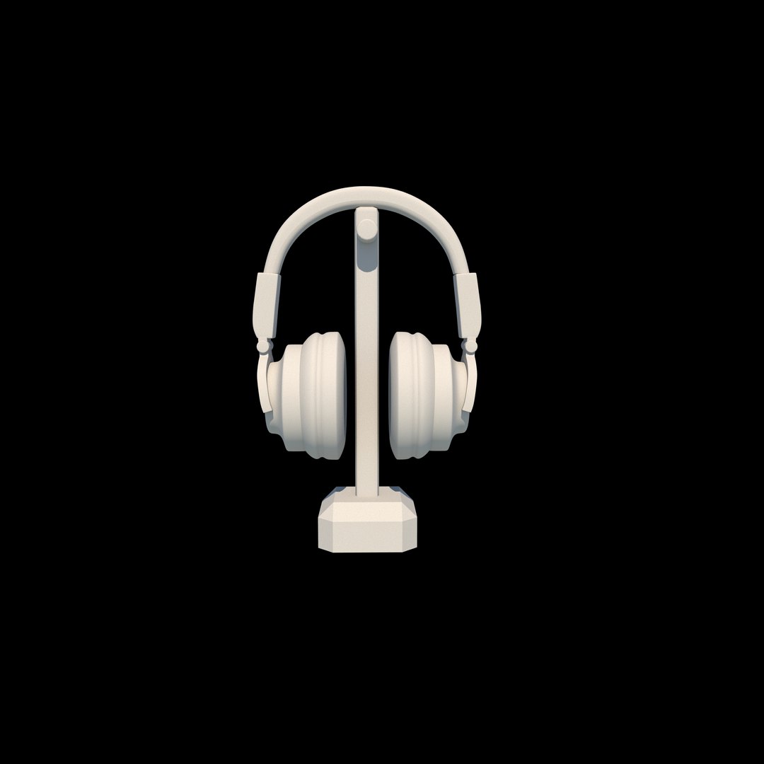 Headphone Low-poly 3D Model Model - TurboSquid 2340839