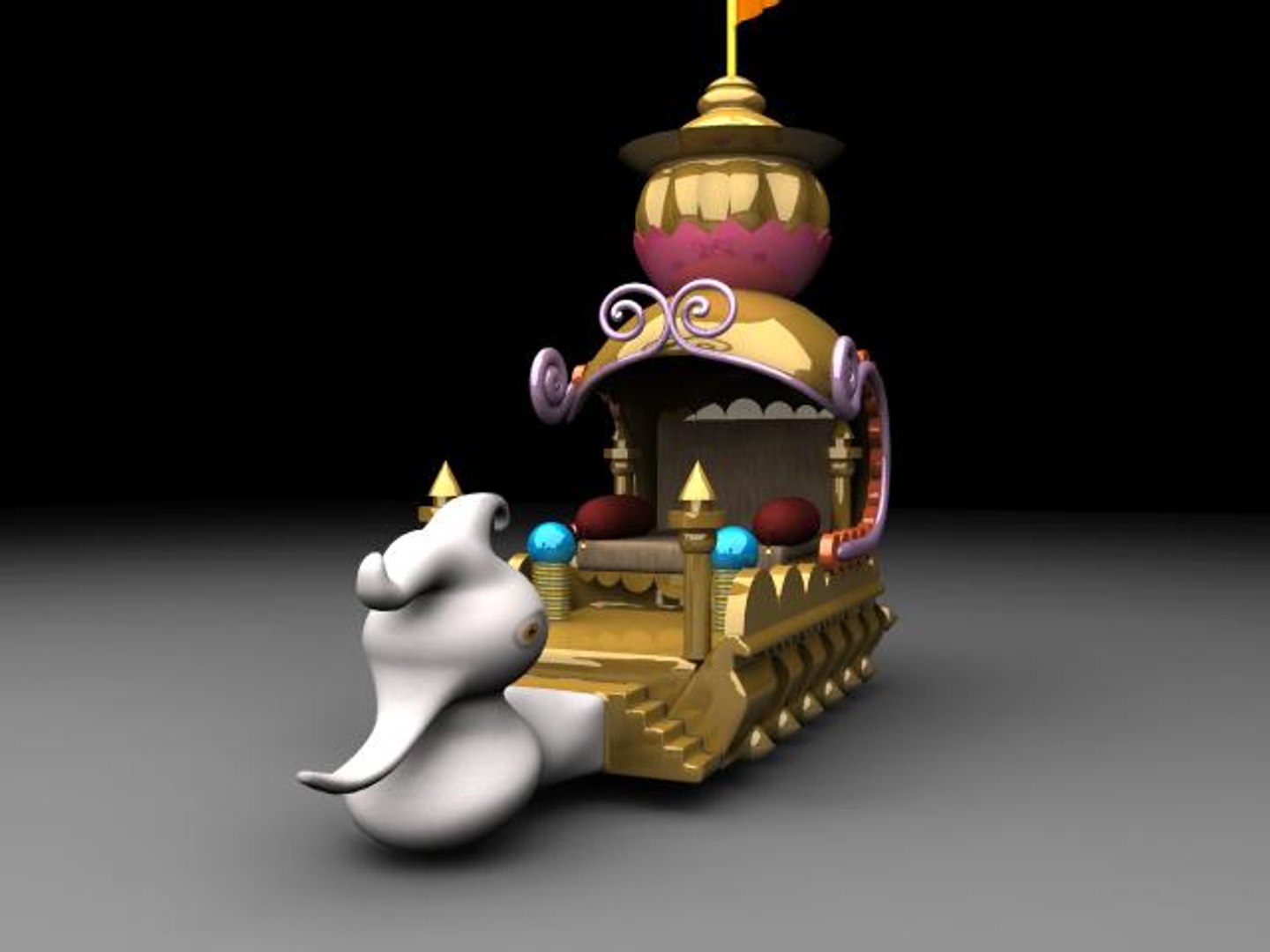 Pushpak Vimaan 3d Model