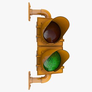 3D section traffic light